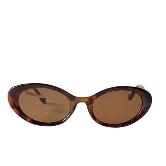 Anthropologie Tortoiseshell Sunglasses with Gold Accents - Picture 4 of 10